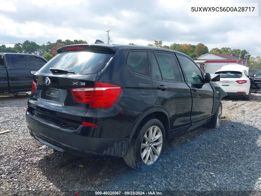 2013 BMW X3 xDrive28I VIN: 5UXWX9C56D0A28717 Lot: 40325067