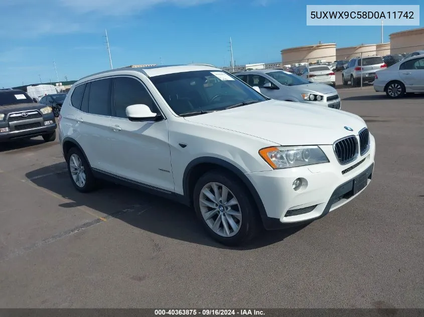 5UXWX9C58D0A11742 2013 BMW X3 xDrive28I