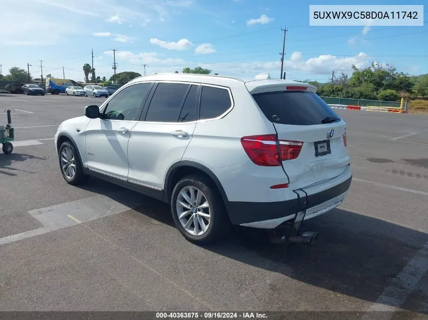 5UXWX9C58D0A11742 2013 BMW X3 xDrive28I