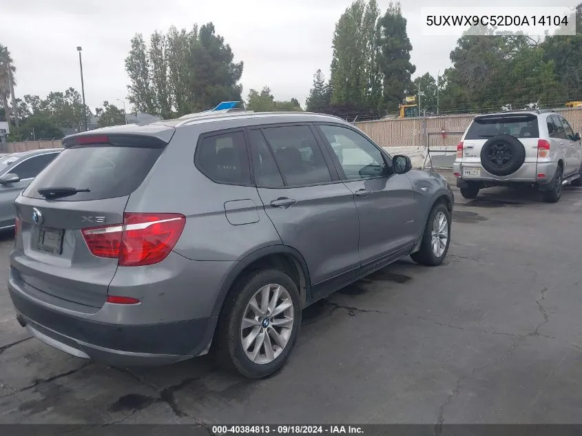 5UXWX9C52D0A14104 2013 BMW X3 xDrive28I