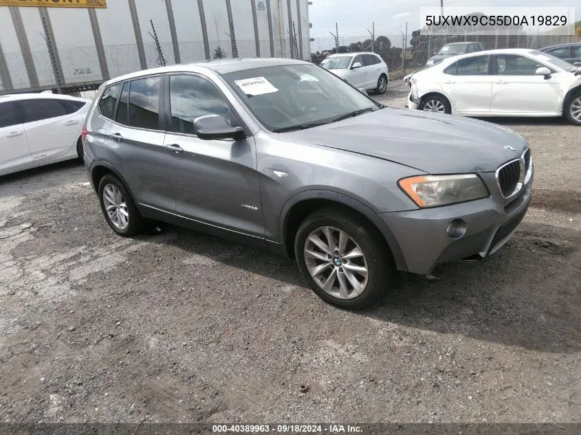 2013 BMW X3 xDrive28I VIN: 5UXWX9C55D0A19829 Lot: 40389963