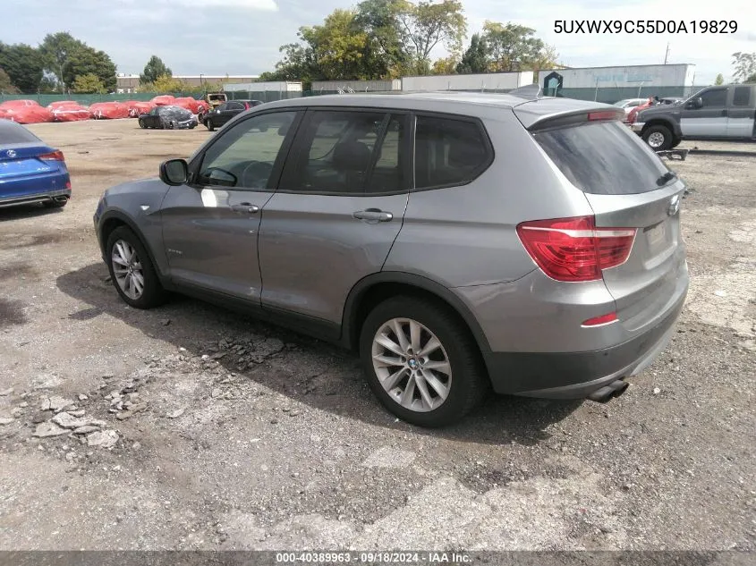 2013 BMW X3 xDrive28I VIN: 5UXWX9C55D0A19829 Lot: 40389963