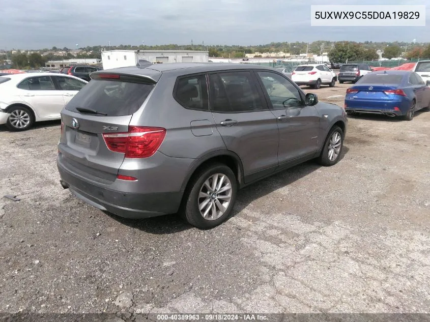 2013 BMW X3 xDrive28I VIN: 5UXWX9C55D0A19829 Lot: 40389963