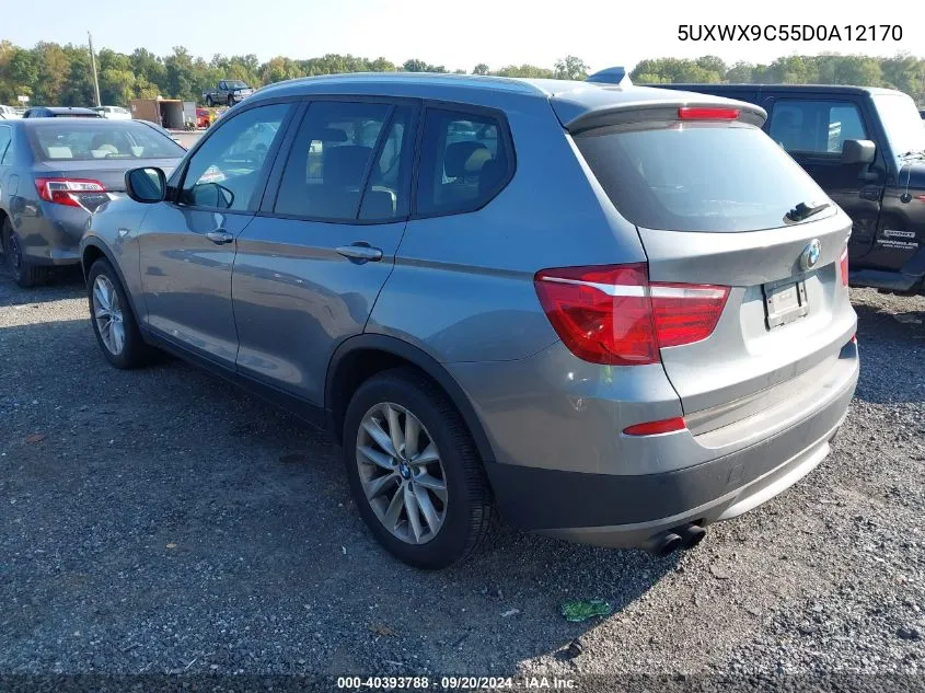 2013 BMW X3 xDrive28I VIN: 5UXWX9C55D0A12170 Lot: 40393788