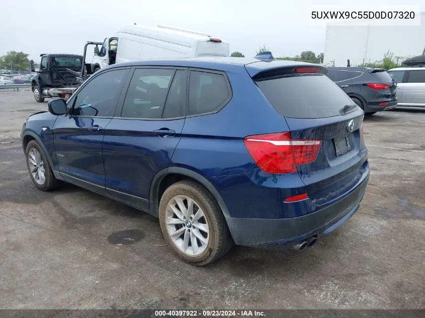 2013 BMW X3 xDrive28I VIN: 5UXWX9C55D0D07320 Lot: 40397922