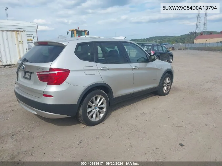 5UXWX9C54D0A13794 2013 BMW X3 xDrive28I