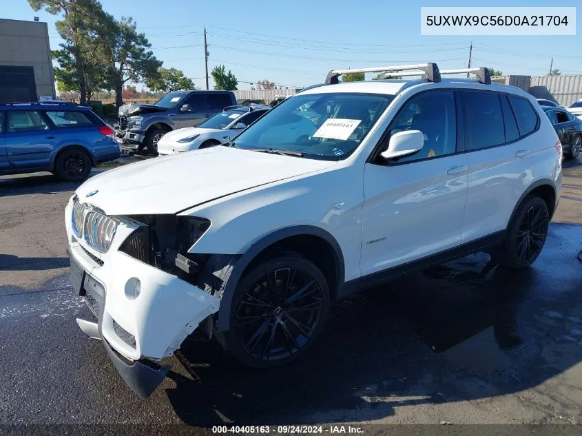 2013 BMW X3 xDrive28I VIN: 5UXWX9C56D0A21704 Lot: 40405163