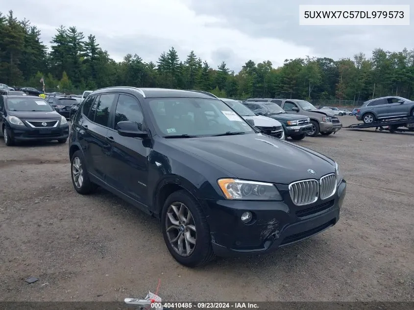 2013 BMW X3 xDrive35I VIN: 5UXWX7C57DL979573 Lot: 40410485