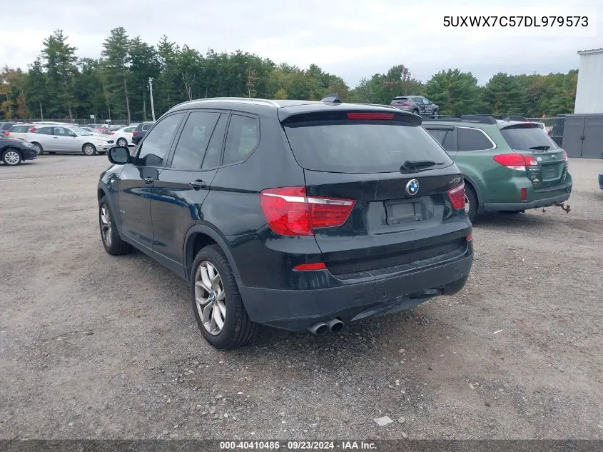 2013 BMW X3 xDrive35I VIN: 5UXWX7C57DL979573 Lot: 40410485