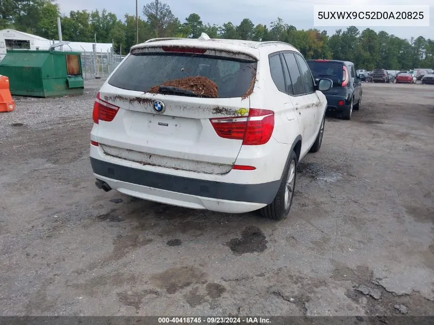 2013 BMW X3 xDrive28I VIN: 5UXWX9C52D0A20825 Lot: 40418745