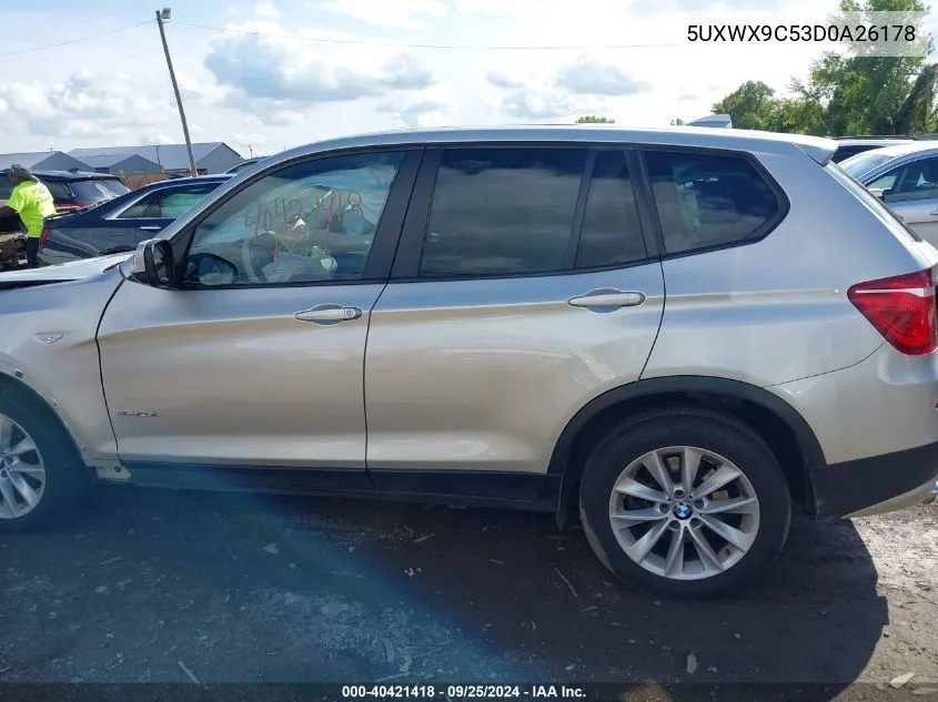 5UXWX9C53D0A26178 2013 BMW X3 xDrive28I