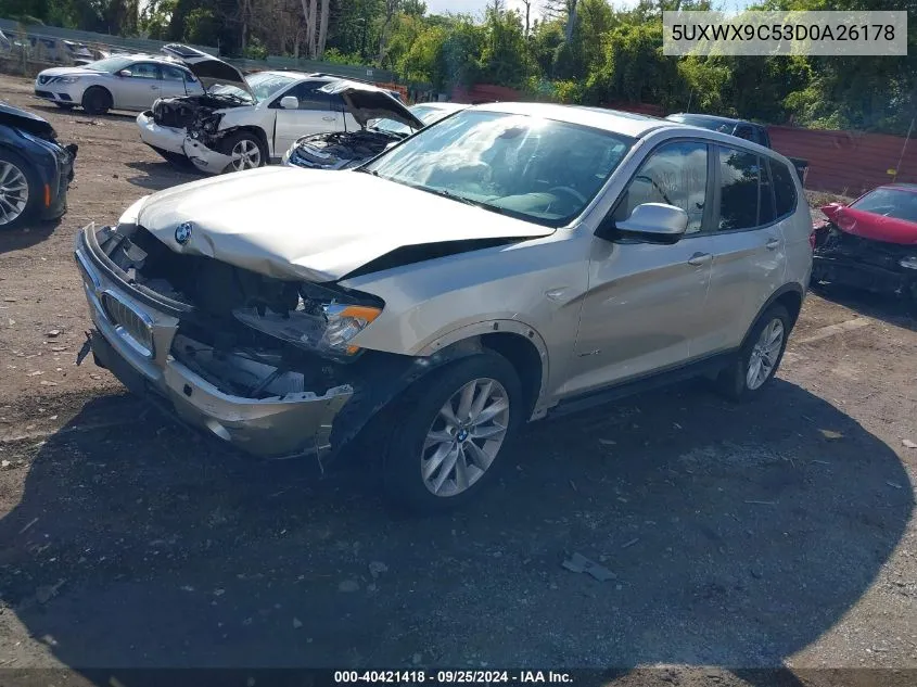 5UXWX9C53D0A26178 2013 BMW X3 xDrive28I