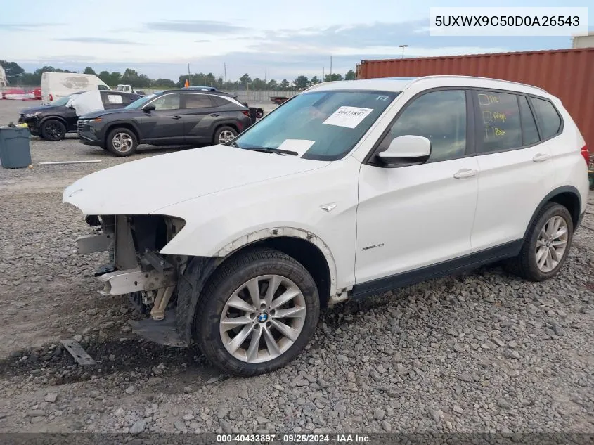 5UXWX9C50D0A26543 2013 BMW X3 xDrive28I