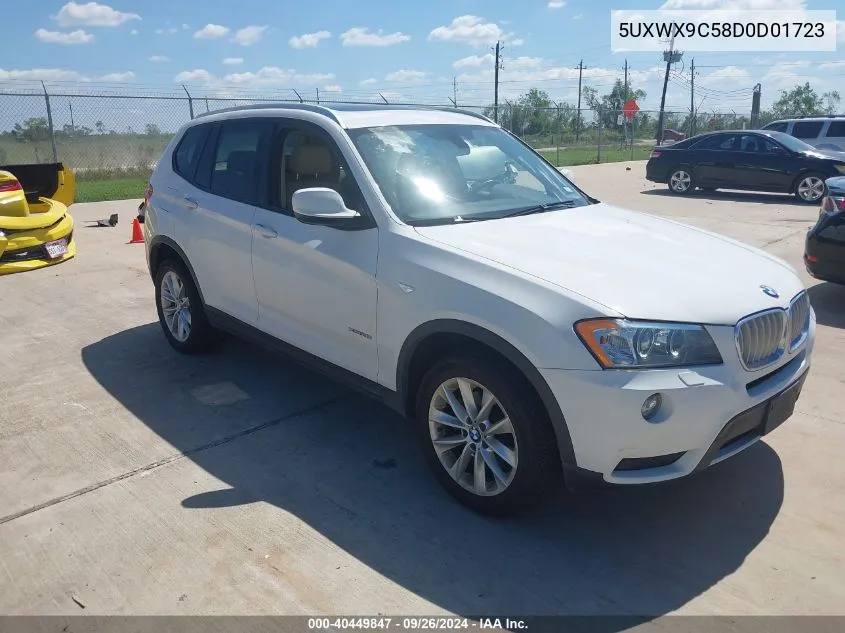 5UXWX9C58D0D01723 2013 BMW X3 xDrive28I