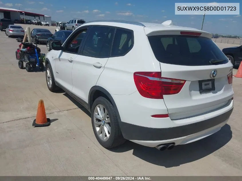 5UXWX9C58D0D01723 2013 BMW X3 xDrive28I