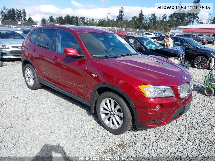 2013 BMW X3 xDrive28I VIN: 5UXWX9C54D0D07695 Lot: 40453275