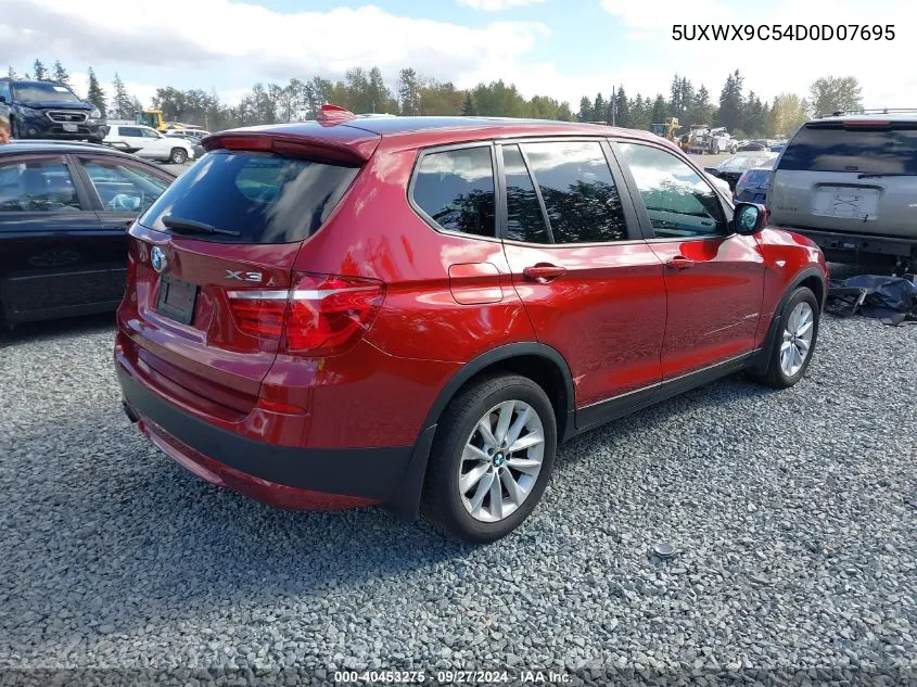 2013 BMW X3 xDrive28I VIN: 5UXWX9C54D0D07695 Lot: 40453275