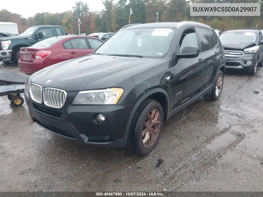 2013 BMW X3 xDrive28I VIN: 5UXWX9C55D0A29907 Lot: 40467690