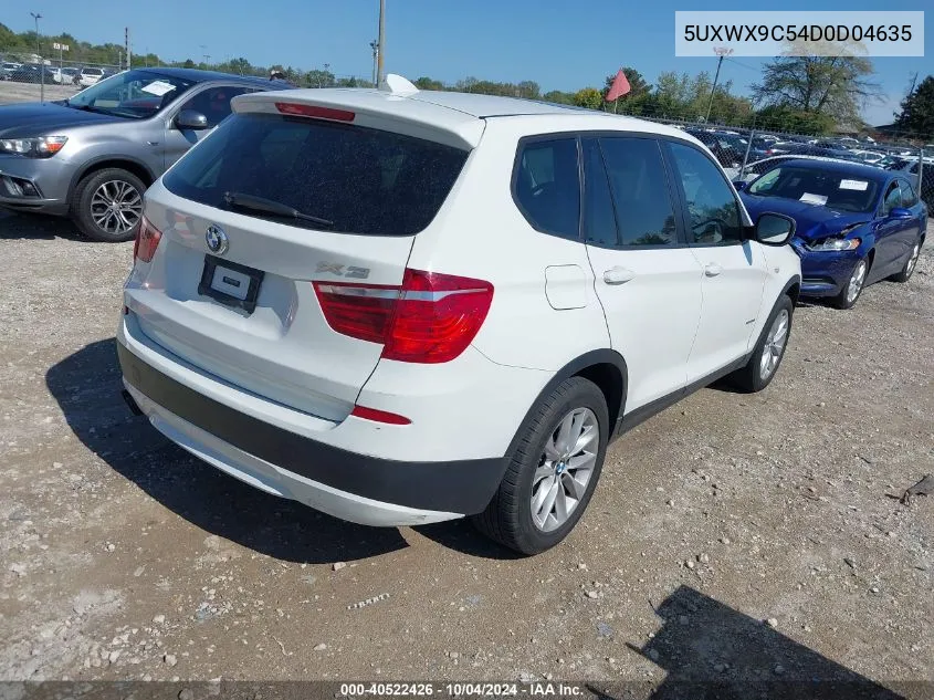 5UXWX9C54D0D04635 2013 BMW X3 xDrive28I