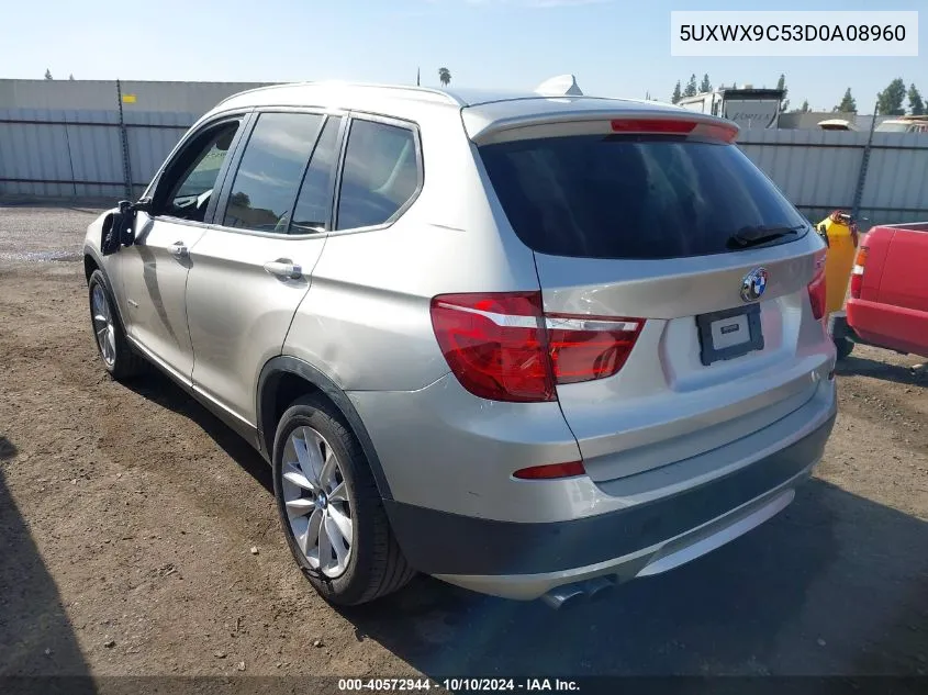 5UXWX9C53D0A08960 2013 BMW X3 xDrive28I