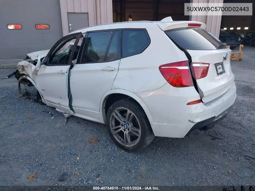 5UXWX9C57D0D02443 2013 BMW X3 xDrive28I