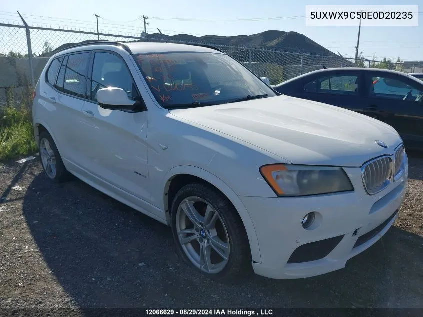 5UXWX9C50E0D20235 2014 BMW X3