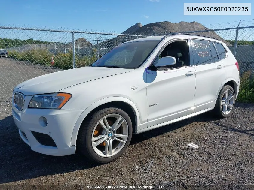 2014 BMW X3 VIN: 5UXWX9C50E0D20235 Lot: 12066629