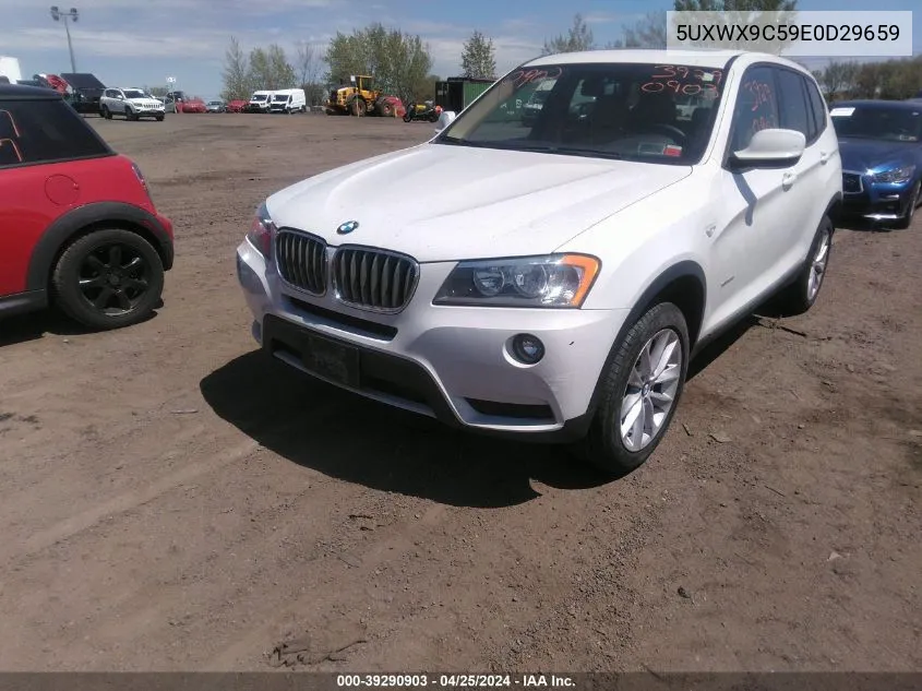 2014 BMW X3 xDrive28I VIN: 5UXWX9C59E0D29659 Lot: 39290903