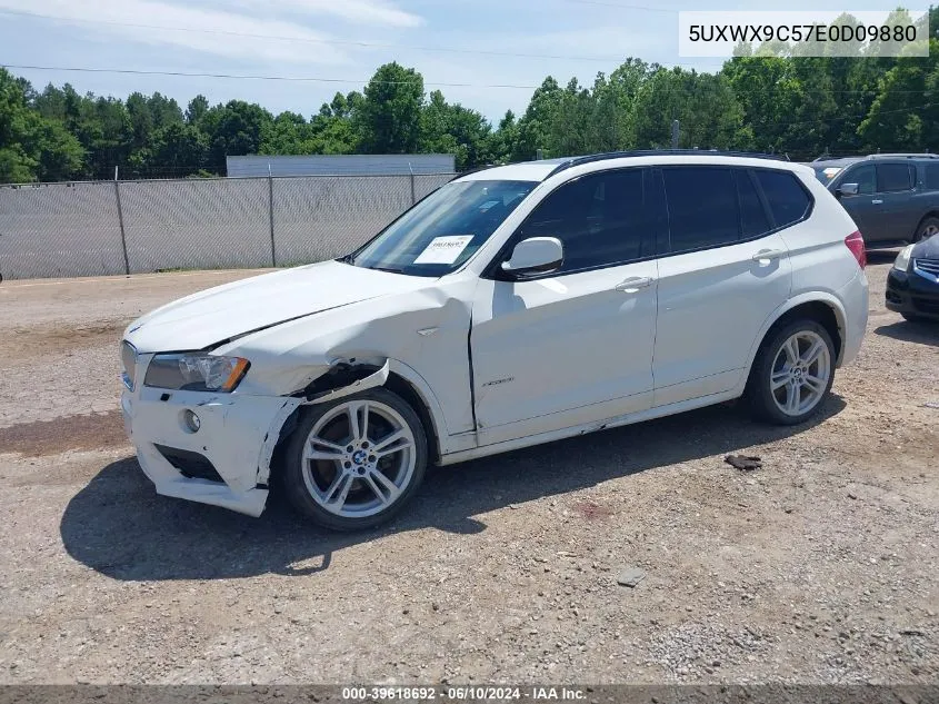 2014 BMW X3 xDrive28I VIN: 5UXWX9C57E0D09880 Lot: 39618692