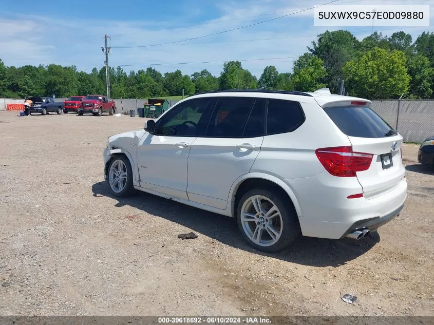 2014 BMW X3 xDrive28I VIN: 5UXWX9C57E0D09880 Lot: 39618692