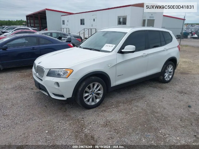 5UXWX9C50E0D41831 2014 BMW X3 xDrive28I