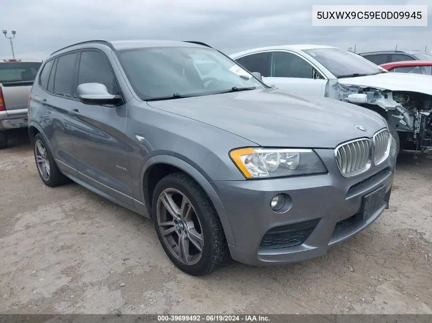 2014 BMW X3 xDrive28I VIN: 5UXWX9C59E0D09945 Lot: 39699492