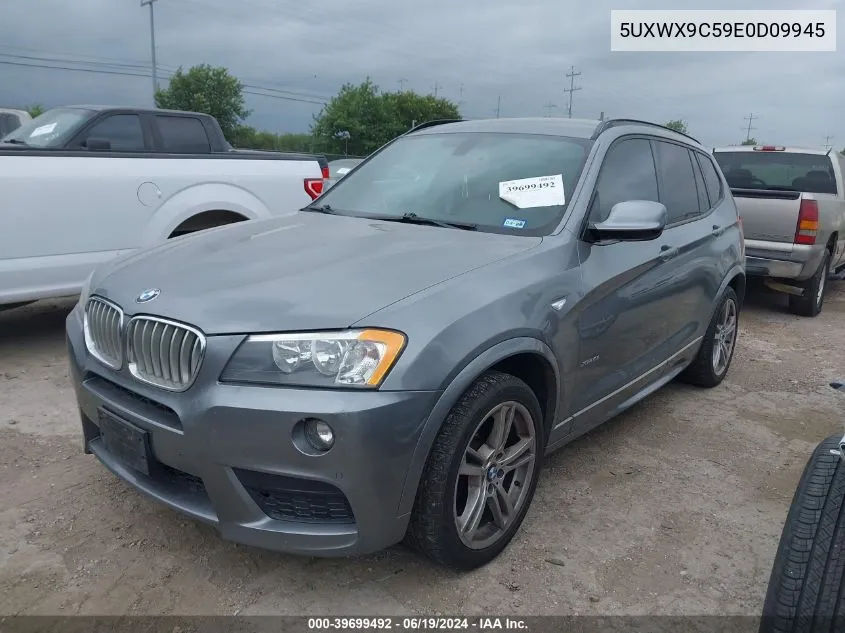 2014 BMW X3 xDrive28I VIN: 5UXWX9C59E0D09945 Lot: 39699492