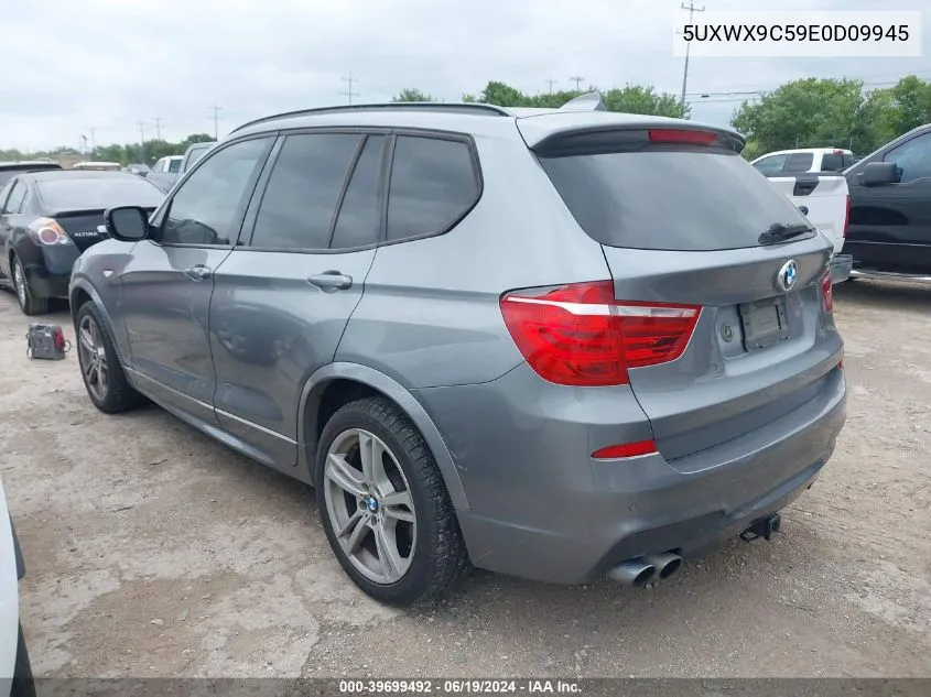 2014 BMW X3 xDrive28I VIN: 5UXWX9C59E0D09945 Lot: 39699492