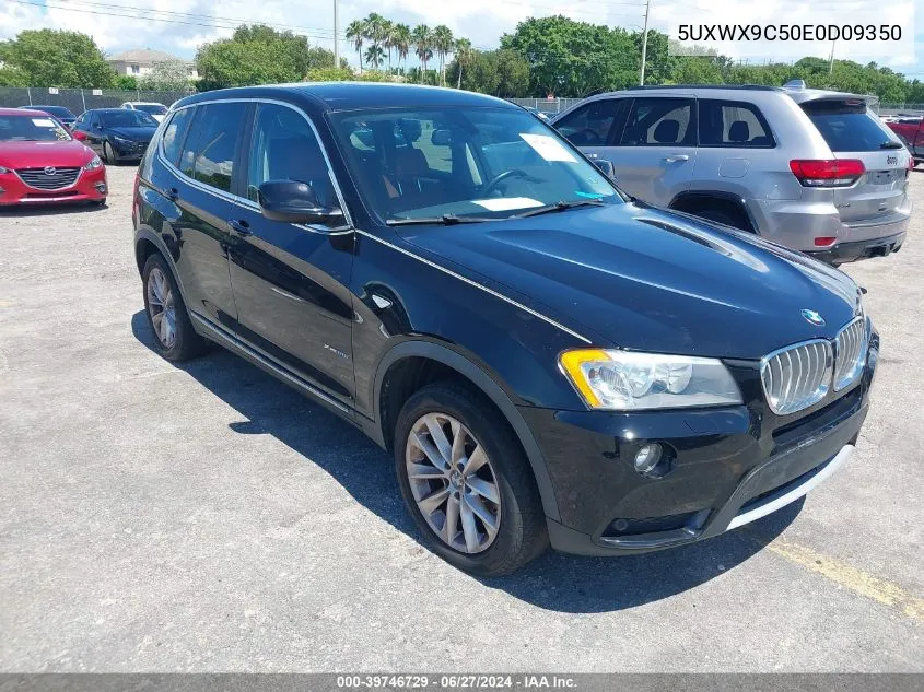 2014 BMW X3 xDrive28I VIN: 5UXWX9C50E0D09350 Lot: 39746729