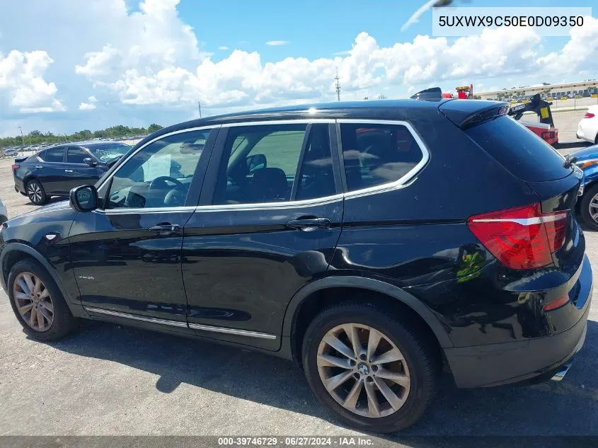 2014 BMW X3 xDrive28I VIN: 5UXWX9C50E0D09350 Lot: 39746729