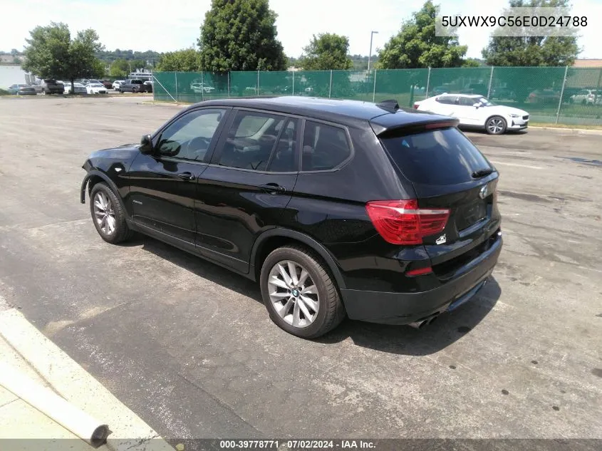 2014 BMW X3 xDrive28I VIN: 5UXWX9C56E0D24788 Lot: 39778771