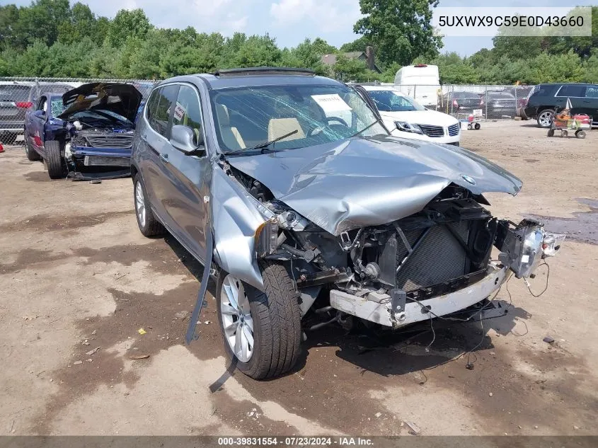 5UXWX9C59E0D43660 2014 BMW X3 xDrive28I