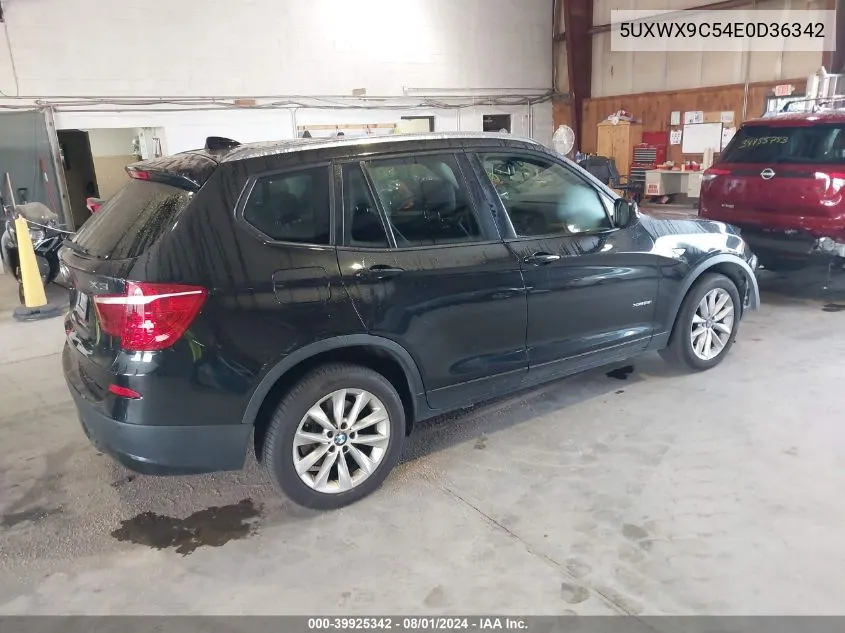 2014 BMW X3 xDrive28I VIN: 5UXWX9C54E0D36342 Lot: 39925342