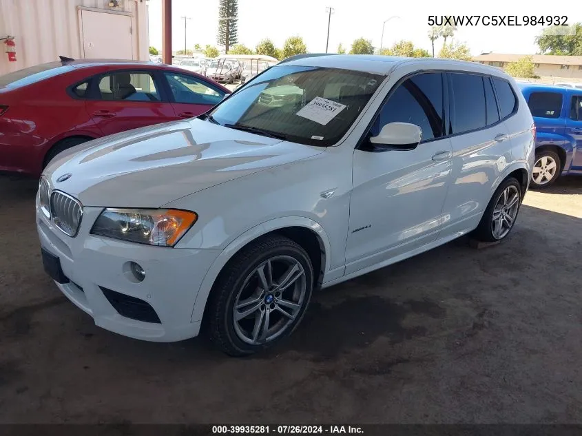 5UXWX7C5XEL984932 2014 BMW X3 xDrive35I