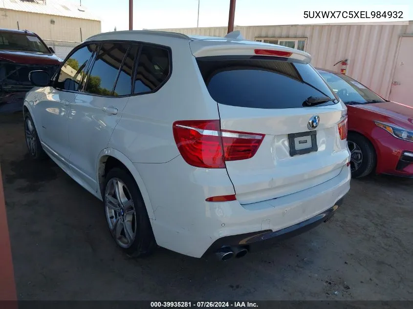 5UXWX7C5XEL984932 2014 BMW X3 xDrive35I