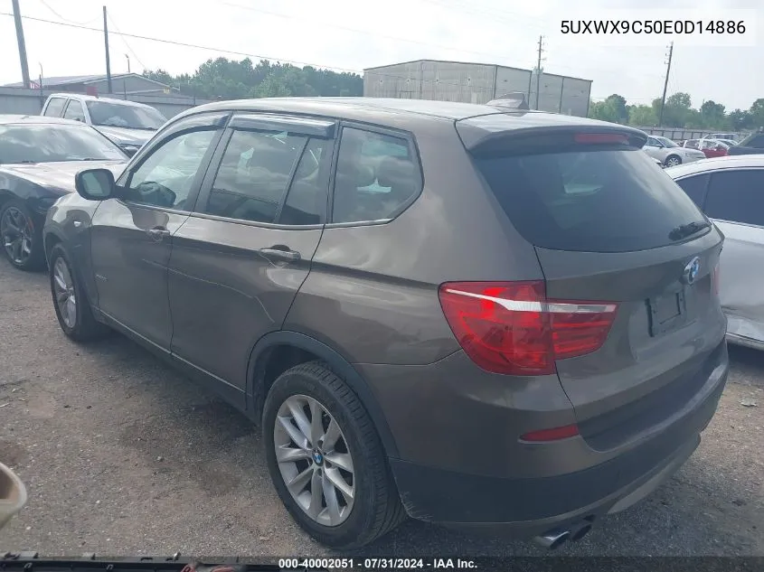 5UXWX9C50E0D14886 2014 BMW X3 xDrive28I