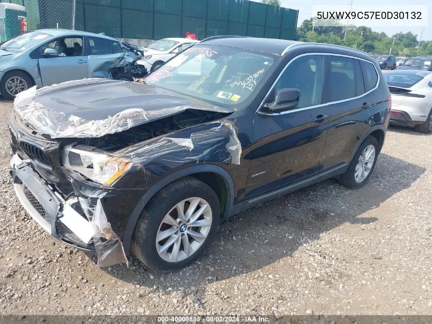 2014 BMW X3 xDrive28I VIN: 5UXWX9C57E0D30132 Lot: 40009885