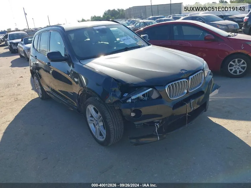 5UXWX9C51E0D19143 2014 BMW X3 xDrive28I