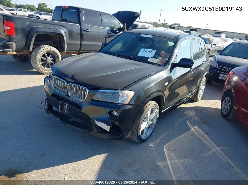 2014 BMW X3 xDrive28I VIN: 5UXWX9C51E0D19143 Lot: 40012826