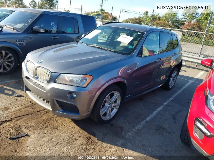 2014 BMW X3 xDrive28I VIN: 5UXWX9C57E0D25691 Lot: 40032941