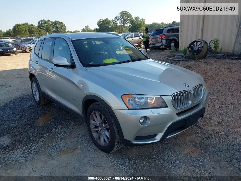 2014 BMW X3 xDrive28I VIN: 5UXWX9C50E0D21949 Lot: 40083021