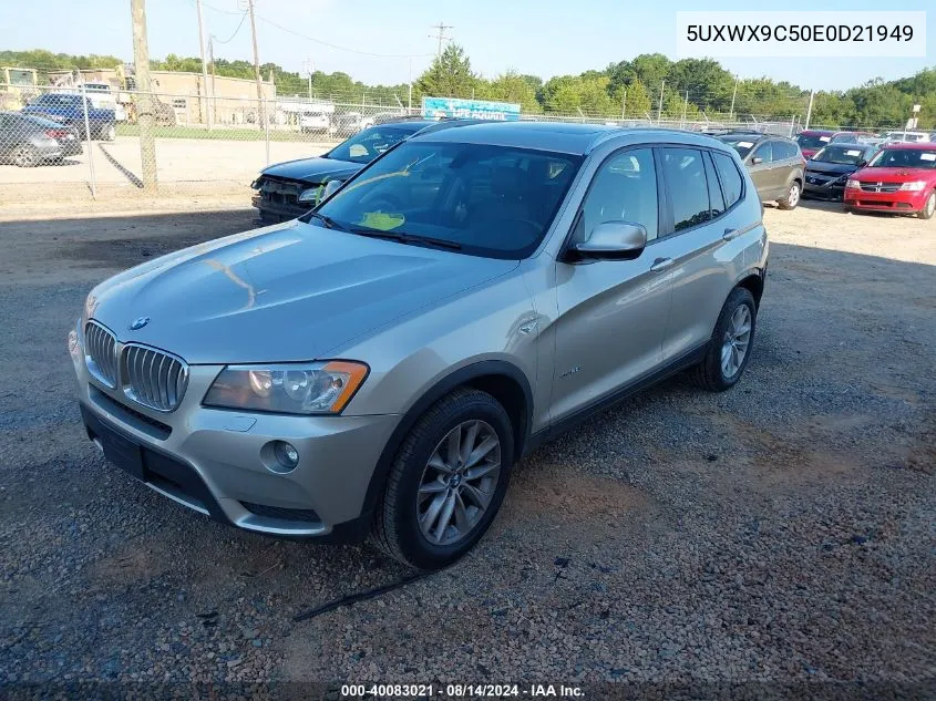 2014 BMW X3 xDrive28I VIN: 5UXWX9C50E0D21949 Lot: 40083021