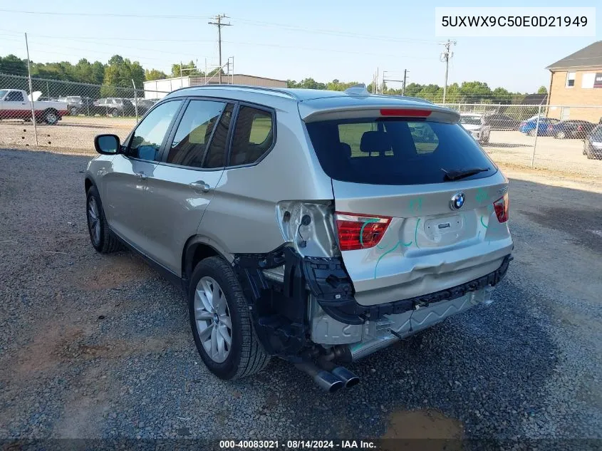 2014 BMW X3 xDrive28I VIN: 5UXWX9C50E0D21949 Lot: 40083021