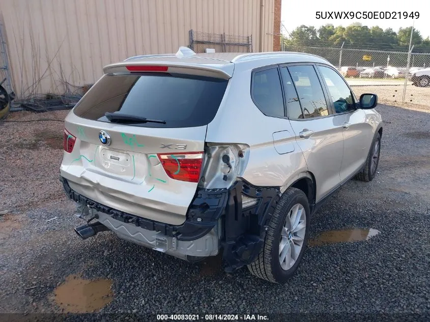 5UXWX9C50E0D21949 2014 BMW X3 xDrive28I